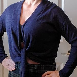 RW&CO Navy Cardi size Med